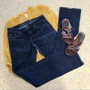 Gap bootcut dark wash jeans!